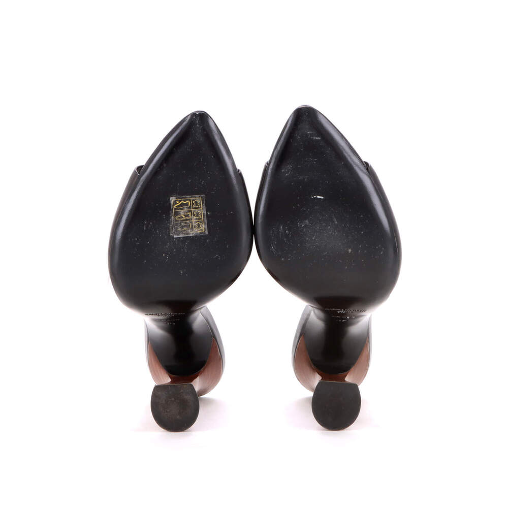 Saint Laurent 105 Women's Suite Mule Sandals Leather - Picture 4 of 6